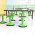 FLASH FURNITURE AY9001SGN  Carter Adjustable Height Kids Flexible Active Stool, Green