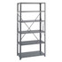 Includes 6 shelves, posts and compression clips  Shelves can be easily repositioned in 1in increments. Post kit includes four 75in high posts (must be ordered with each shelf pack).  Features corner brackets to help prevent rocking and improve overall stability.  Hat channel under every shelf helps increase strength.  Each shelf holds up to 750 lb.  GREENGUARD certified - certified for low chemical emissions: UL.COM/GG - UL 2818. Ranked in two tiers: Certified and Gold.  Less harsh chemicals - made with fewer harsh chemicals, or safer chemicals than typical alternatives, helping  reduce your use of and exposure to substances that may be more harmful to your health and the environment.