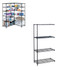SAFCO PRODUCTS CO 5286BL Safco Industrial Wire Shelving Add-On Unit, 36inW x 18inD, Black