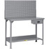 Little Giant. WST2-307236LPDR Stationary Work Benches, Tables; Bench Style: Heavy-Duty Use Workbench ; Edge Type: Square ; Leg Style: Fixed with Pre-Drill Holes for Anchoring ; Depth (Inch): 30 ; Color: Gray ; Maximum Height (Inch): 60