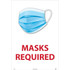 AccuformNMC Security & Admittance Sign: "MASK REQUIRED" SFS120C