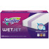 THE PROCTER & GAMBLE COMPANY 08443CT Swiffer WetJet System Refill Cloths, 14in x 3in, 24 Cloths Per Pack, Box Of 4 Packs