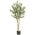 NEARLY NATURAL INC. 5258 Nearly Natural 5ftH Silk Olive Tree With Pot, Green