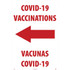 AccuformNMC Sign: Rectangle, "COVID-19 Vaccinations" SFS119C