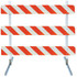 Plasticade 3406HIPLRDRILLK Traffic Barricades; Barricade Height (Inch): 63 ; Barricade Width (Inch): 72 ; Reflective: Yes ; Compliance: MASH Compliant; MUTCD