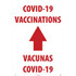 AccuformNMC Sign: Rectangle, "COVID-19 Vaccinations" SFS117C