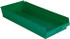 LEWISBins+ SB2411-4SE Grn Plastic Hopper Shelf Bin: Green