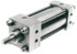 Norgren SG03A-A06-EAA90 Double Acting Rodless Air Cylinder: 4" Bore, 3" Stroke, 150 psi Max, 1/2 NPTF Port