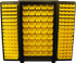 Jamco DZ248-BL Bin Storage Cabinet: 48" Wide, 24" Deep, 78" High