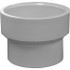 Jones Stephens PFC132 Plastic Pipe Fittings; Fitting Type: Reducer ; Fitting Size: 3 x 2 in ; Material: PVC ; End Connection: Hub x Hub ; Color: White