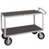 Little Giant. ENGF-3048-9PM Shelf Utility Cart: 54" OAL, 30" OAW, 38" OAH, Steel, Gray