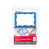 OFFICE DEPOT OD98836  Brand Name Badge Labels, 2 1/3in x 3 3/8in, Blue, Pack Of 100