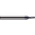 Harvey Tool 978516-C3 Ball End Mill: 0.25" Dia, 0.375" LOC, 3 Flute, Solid Carbide