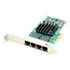 ADD-ON COMPUTER PERIPHERALS, INC. AddOn I350T4-AO  Intel I350T4 Comparable Quad RJ-45 Port PCIe NIC - Network adapter - PCIe x4 - 1000Base-T x 4