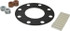 Made in USA 31949167 Flange Gasket: For 4" Pipe, 4" ID, 9" OD, 1/8" Thick, Neoprene Rubber
