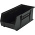 Quantum Storage QUS248BK Plastic Hang & Stack Bin: Black