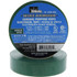 Ideal 46-1700C-GRN Vinyl Film Electrical Tape: 3/4" Wide, 66' Long, 7 mil Thick, Black