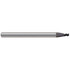 Harvey Tool 888040-C6 Square End Mill: 0.04'' Dia, 0.032'' LOC, 1/8'' Shank Dia, 1-1/2'' OAL, 3 Flutes, Solid Carbide