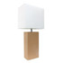 ALL THE RAGES INC LHT-3008-BG Lalia Home Lexington Table Lamp, 21inH, White/Beige