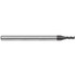 Harvey Tool 857293-C4 Square End Mill: 3/32'' Dia, 3/8'' LOC, 1/8'' Shank Dia, 2-1/2'' OAL, 3 Flutes, Solid Carbide