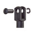 Igus GELIK-07 7/16-20 Thread, 0.945" Yoke Width, Thermoplastic, Polymer Clevis Joint with Pin & Clip Yoke