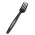 ASEAN CORPORATION CPLA-002-B Stalk Market Compostable Cutlery Forks, Pearlescent Black, Pack Of 1000