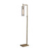 ADESSO INC Adesso 3849-21  Dalton 1-Light Floor Lamp, 62inH, Clear Shade/Antique Brass Base