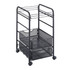 SAFCO PRODUCTS CO Safco 5215BL  Onyx Mesh Cart, 27inH x 15 3/4inW x 17inD, Black