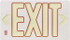AccuformNMC Exit Sign: "Exit" 7132B