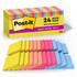 3M CO Post-it 654-24SSJOY-CP  Super Sticky Notes, 3 in x 3 in, 24 Pads, 70 Sheets/Pad, 2x the Sticking Power, Summer Joy Collection