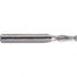 Melin Tool 12816 Square End Mill: 7/32'' Dia, 1-1/2'' LOC, 3/8'' Shank Dia, 3-3/8'' OAL, 2 Flutes, Cobalt