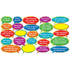 Designed to help inspire students to be their best, this bulletin board set offers colorful speech bubbles that help encourage good behavior. Use them to create engaging displays that provide motivation everywhere young learners look.  24-piece set includes speech bubbles that encourage students to be on their best behavior.  Colorful design brings fun to classroom management.  Designed for preschool to grade 5 classrooms.