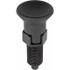 KIPP K0338.13412AO 3/4-16, 25mm Thread Length, 12mm Plunger Diam, Locking Pin Knob Handle Indexing Plunger