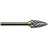 Mastercut Tool SG-3NX Burrs; Industry Specification: SG-3NX ; Head Shape: Tree with Pointed End ; Cutting Diameter (Inch): 3/8in ; Cutting Diameter: 0.3750in ; Tooth Style: Stainless Steel Cut ; Overall Length (Decimal Inch): 2.5000in