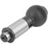 KIPP K0361.025 25mm Plunger Diam, Knob Handle Indexing Plunger