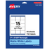 AVERY PRODUCTS CORPORATION 94235-WMP50 Avery Permanent Labels With Sure Feed, 94235-WMP50, Rectangle, 2in x 2-5/8in, White, Pack Of 750