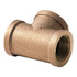 Merit Brass NL153-32 Brass Pipe Tee: 2" Fitting, FNPT x FNPT x FNPT, Class 125, Lead Free