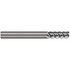 Micro 100 ARC-500-5-010 Corner Radius End Mill: 1/2" Dia, 1" LOC, 0.01" Radius, 5 Flutes, Solid Carbide