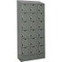 Hallowell URB3228-6ASB-HG 3-Wide Locker: 12" Wide, 78" High, Padlock