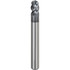 Mitsubishi 649416 Ball End Mills; Mill Diameter (Decimal Inch): 0.0787 ; Mill Diameter (mm): 2.00 ; Number Of Flutes: 4 ; End Mill Material: Carbide ; Length of Cut (mm): 3.0000 ; Coating/Finish: AlCrN