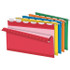 Pendaflex PFX42593 Hanging File Folder: Legal, Assorted, 25/Pack