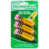 DIXON TICONDEROGA COMPANY 38953 TICONDEROGA  Erasers, Pencil Shaped, Yellow, 3 ct (38953)