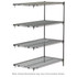 Metro AA446C Add-On Unit Wire Shelving: 4 Shelves