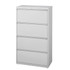 OFFICE DEPOT HID19043 WorkPro 30inW x 18-5/8inD Lateral 4-Drawer File Cabinet, Light Gray