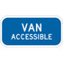 Lyle Signs T1-2810-HI12X6 Traffic & Parking Signs; MessageType: ADA Signs; Parking Lot ; Message or Graphic: Message Only ; Legend: Van Accessible ; Graphic Type: None ; Reflectivity: Reflective; High Intensity ; Material: Aluminum