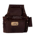 Ox Tools OX-P263503LH Carpenters Nail & Tool Bag/Pouch: 3 Pockets, Oil-Tanned Leather, Brown