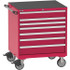 LISTA TSEW750-0721-NR Steel Tool Roller Cabinet: 7 Drawers