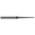 Harvey Tool 990215-C6 Square End Mill: 1/64'' Dia, 0.023'' LOC, 1/8'' Shank Dia, 2-1/2'' OAL, 4 Flutes, Solid Carbide