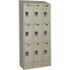 Hallowell URB3228-3ASB-PT 3-Wide Locker: 12" Wide, 78" High, Padlock