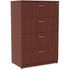 SP RICHARDS 34386 Lorell Essentials 35-1/2inW x 22inD Lateral 4-Drawer File Cabinet, Mahogany